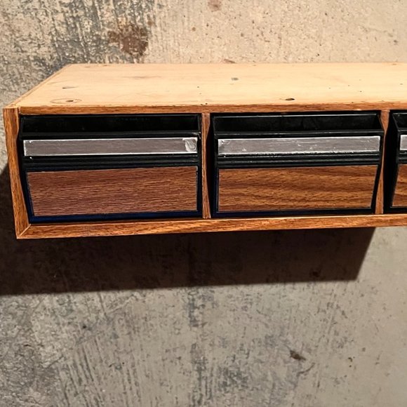 Vintage Cassette Sliding Case - Holds 36 Cassette Tapes - Picture 2 of 3